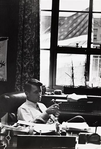 ARTHUR RICKERBY (1921-1972) Together, 2 portraits of Robert F. Kennedy in his office while serving as the Attorney General of the Unite